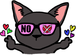 Good Friends cat cat sticker #13238227