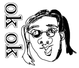 Crazy human sticker #13238544