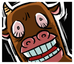 Ox sayings sticker #13238725