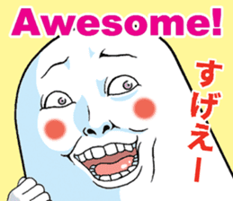 Mr.funny face [English ver.] sticker #13239207