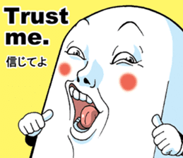 Mr.funny face [English ver.] sticker #13239221