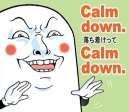 Mr.funny face [English ver.] sticker #13239231