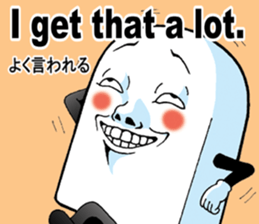 Mr.funny face [English ver.] sticker #13239240