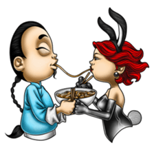 Master Fu in Love sticker #13239572