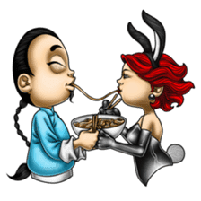 Master Fu in Love sticker #13239572