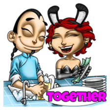 Master Fu in Love sticker #13239576