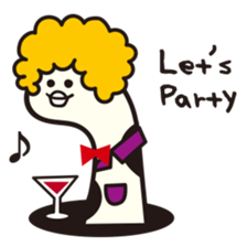 Happy garden eel sticker sticker #13239600