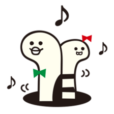 Happy garden eel sticker sticker #13239615