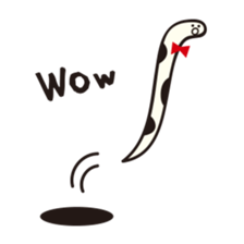 Happy garden eel sticker sticker #13239620