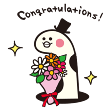 Happy garden eel sticker sticker #13239625