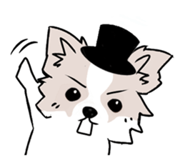 Fox dog sticker #13240099