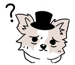 Fox dog sticker #13240133