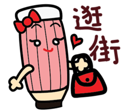 Clumsy Pencil Man 2 sticker #13240292