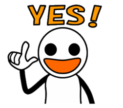 Hey! Simple sticker #13240645