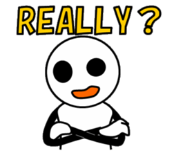 Hey! Simple sticker #13240673