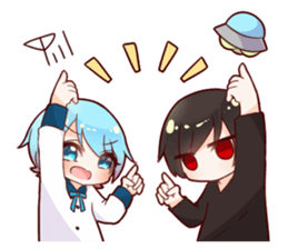 Non-daily cosmic partners sticker #13242276