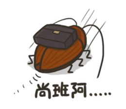 Angelcockroach sticker #13242320