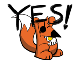 Fox Pirate sticker #13242566