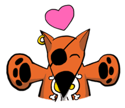 Fox Pirate sticker #13242573