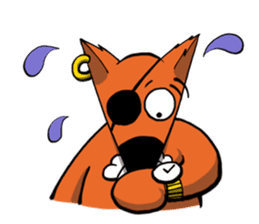 Fox Pirate sticker #13242582