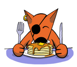 Fox Pirate sticker #13242593