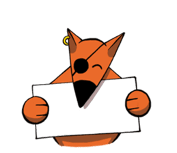 Fox Pirate sticker #13242605