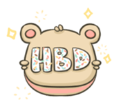 Lucky The Bear sticker #13242903