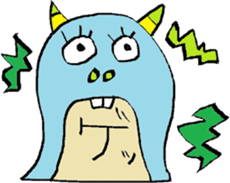 Ok boy&Colorful Kawaii Monsters Sticker sticker #13243146