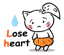 pumpkin pants cat (English) sticker #13244254