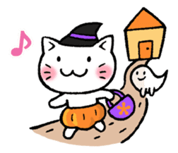 pumpkin pants cat (English) sticker #13244255