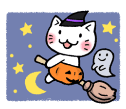 pumpkin pants cat (English) sticker #13244256