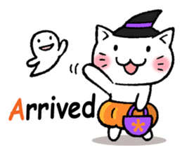 pumpkin pants cat (English) sticker #13244257
