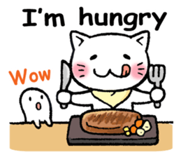 pumpkin pants cat (English) sticker #13244275