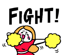 Colorful English balloon sticker sticker #13244574