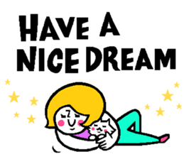 Colorful English balloon sticker sticker #13244596