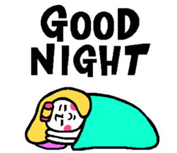 Colorful English balloon sticker sticker #13244597