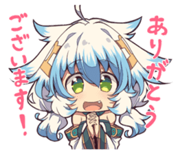 Kemomimi girl sticker sticker #13244671