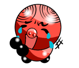 Red riffraff pig sticker #13245208