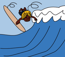 Surfing&Angling Boy , Nossa sticker #13245316