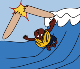Surfing&Angling Boy , Nossa sticker #13245323