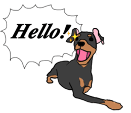 MINIATURE PINSCHER AYA sticker #13245793