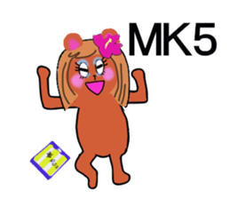 gal teddy sticker #13245818