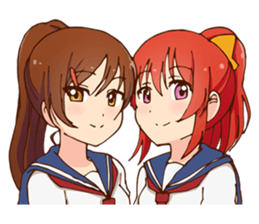 Ponytail Schoolgirl sticker #13246301