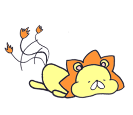 guugu of a lion sticker #13246495