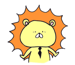 guugu of a lion sticker #13246500