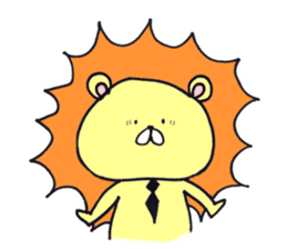 guugu of a lion sticker #13246500