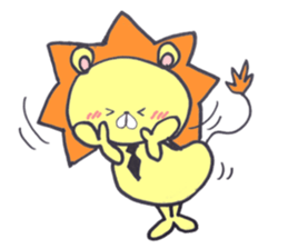 guugu of a lion sticker #13246506