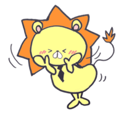 guugu of a lion sticker #13246506