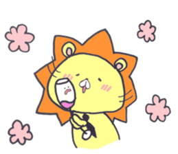 guugu of a lion sticker #13246511