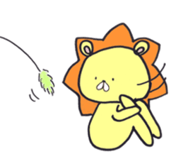 guugu of a lion sticker #13246518